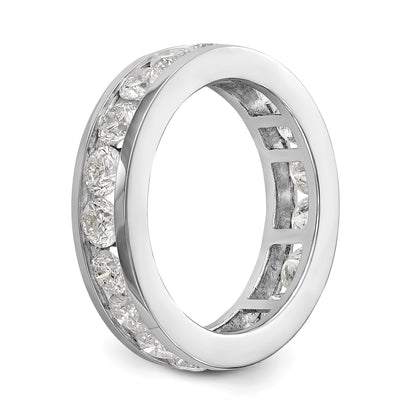 2 ct. Natürlicher Diamant Memoire-Ring aus 14K Weißgold für Damen