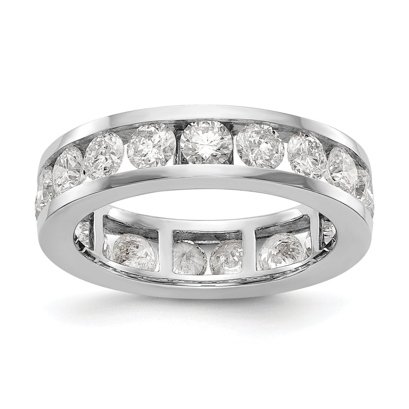 2 ct. Natürlicher Diamant Memoire-Ring für Damen aus 14K Weißgold