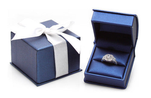 1 ct Gesamtgewicht. Diamant Memoire Ring 14K Weißgold