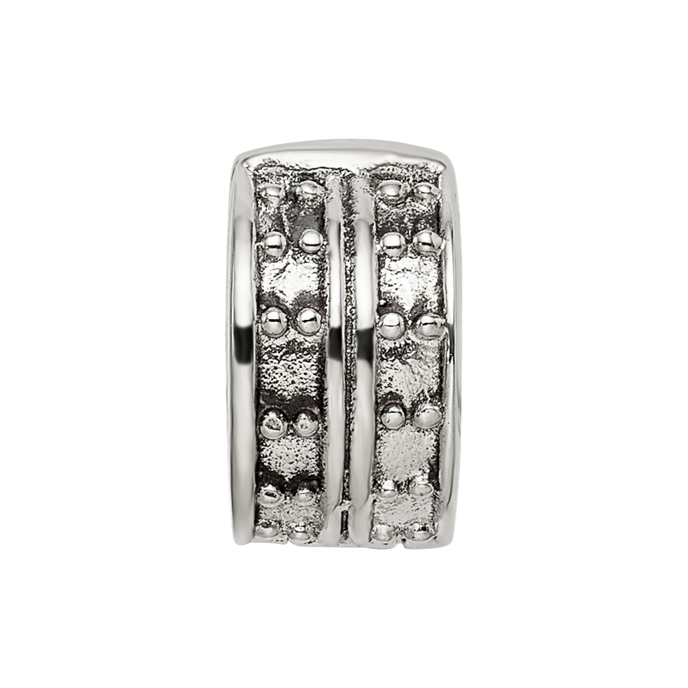 Sterlingsilber Reflections Klappbar Dotted Klammer Perle