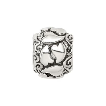 Sterlingsilber Reflections Herzen Perle
