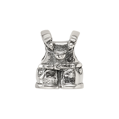 Sterlingsilber Reflections Kinder Overalls Perle