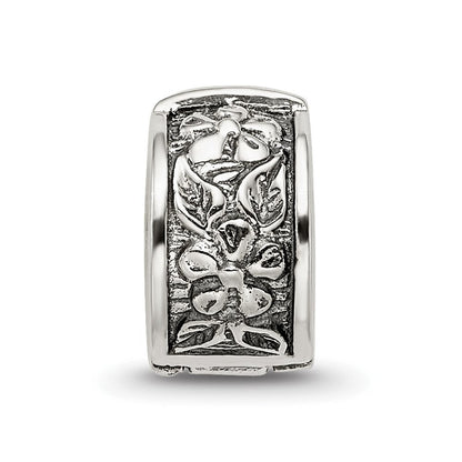 Sterlingsilber Reflections Klappbar Blumen Klammer Perle