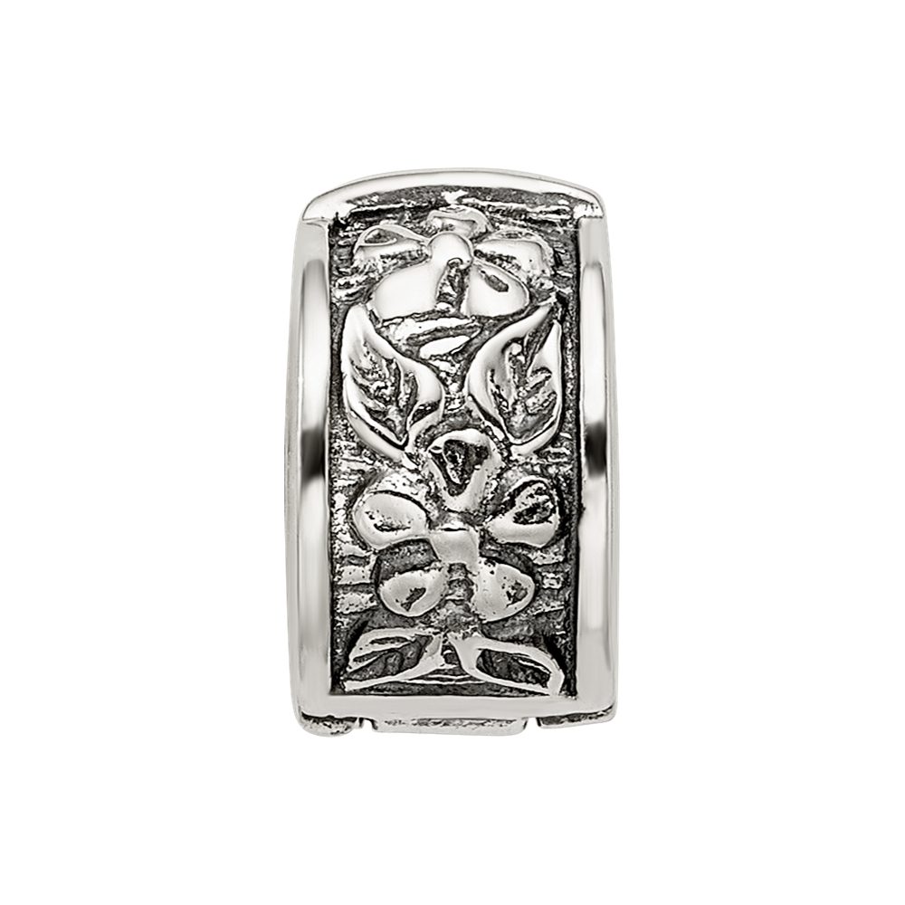 Sterlingsilber Reflections Klappbar Blumen Klammer Perle