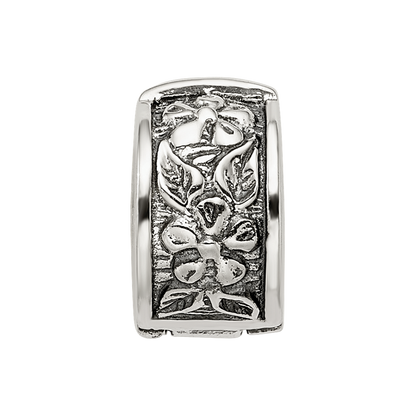 Sterlingsilber Reflections Klappbar Blumen Klammer Perle