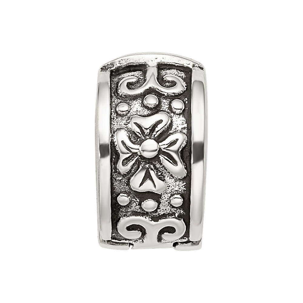 Sterlingsilber Reflections Klappbar Blumen Klammer Perle