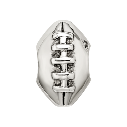 Sterlingsilber Reflections Football Perle