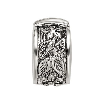 Sterlingsilber Reflections Klappbar Blumen Klammer Perle