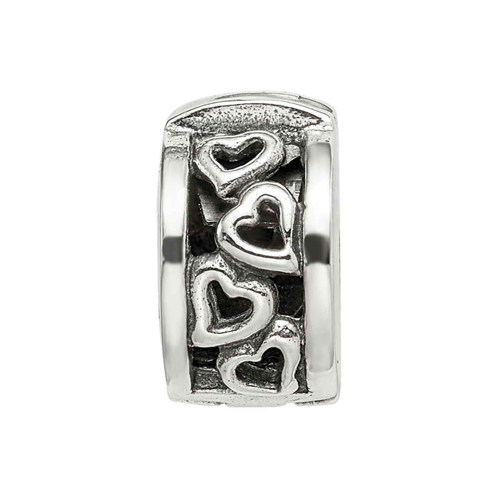 Sterlingsilber Reflections Klappbar Herzen Klammer Perle