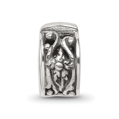 Sterlingsilber Reflections Klappbar Blumen Klammer Perle