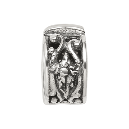 Sterlingsilber Reflections Klappbar Blumen Klammer Perle