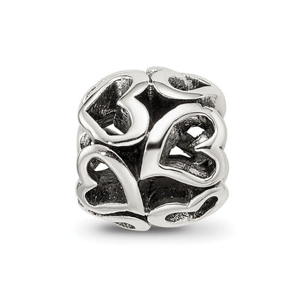 Sterlingsilber Reflections Herz Perle