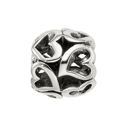 Sterlingsilber Reflections Herz Perle