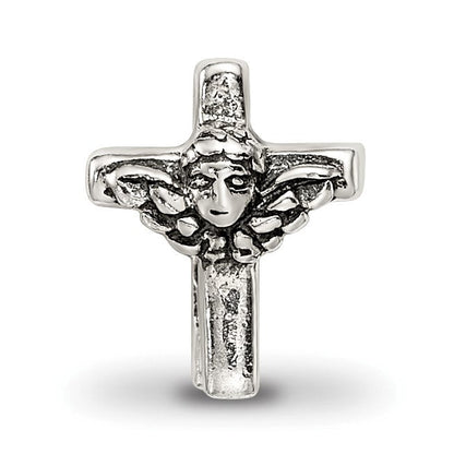Sterlingsilber Reflections Kinder Engel Kreuz Perle