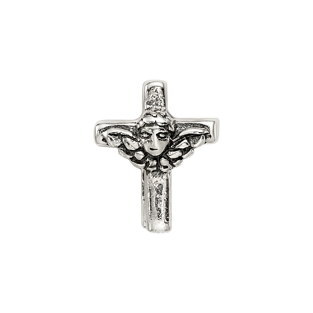 Sterlingsilber Reflections Kinder Engel Kreuz Perle