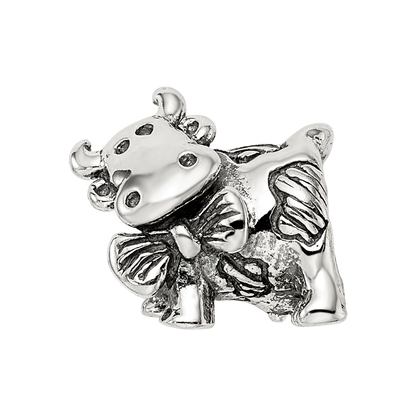 Sterlingsilber Reflections Dairy Cow Perle