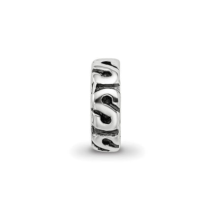 Sterlingsilber Reflections Wirbel Spacer Perle