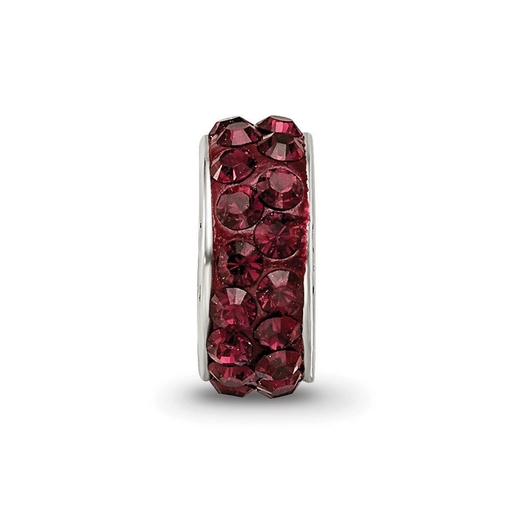 Sterlingsilber Reflections June Doppelt Reihe Rot Preciosa Kristall Perle