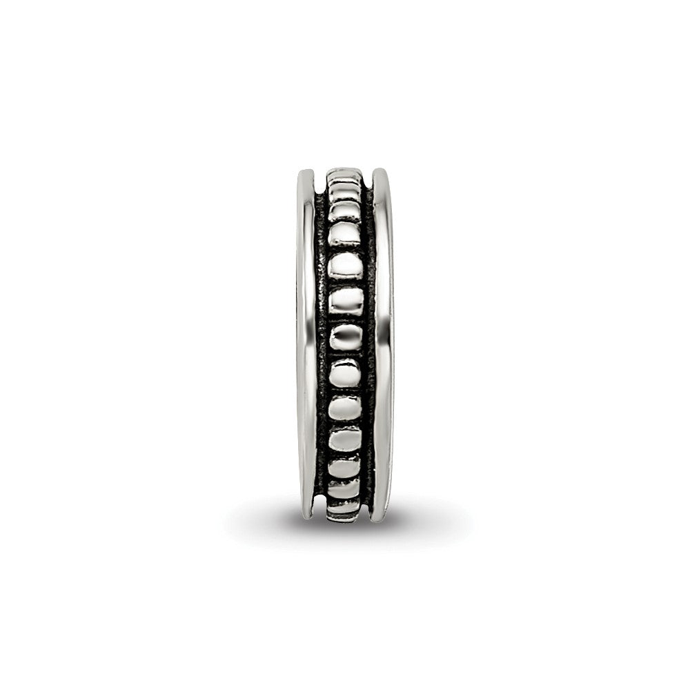 Sterlingsilber Reflections Notched Spacer Perle
