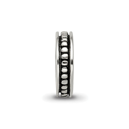 Sterlingsilber Reflections Notched Spacer Perle