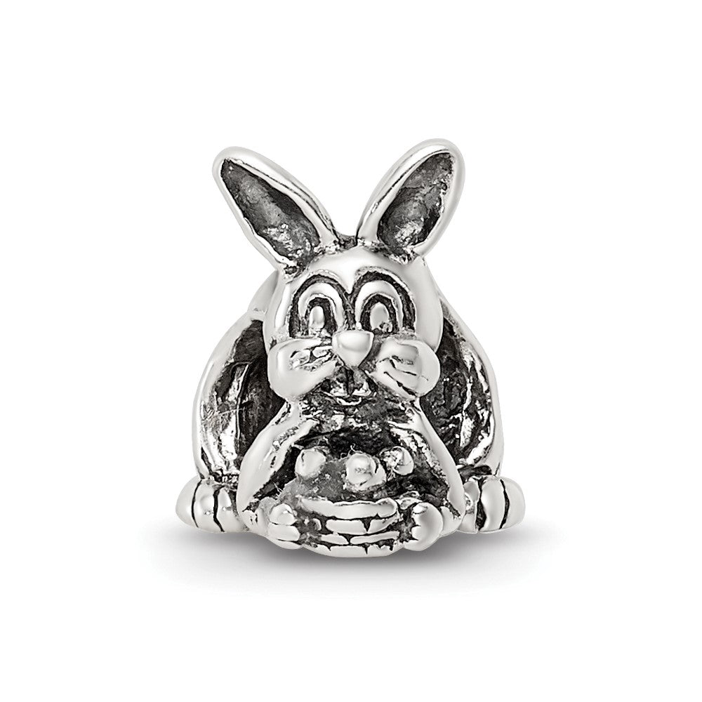 Sterlingsilber Reflections Bunny mit Korb Perle