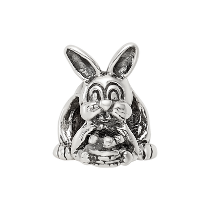 Sterlingsilber Reflections Bunny mit Korb Perle