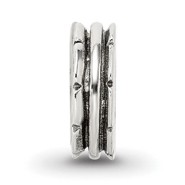 Sterlingsilber Reflections Gerillt Spacer Perle