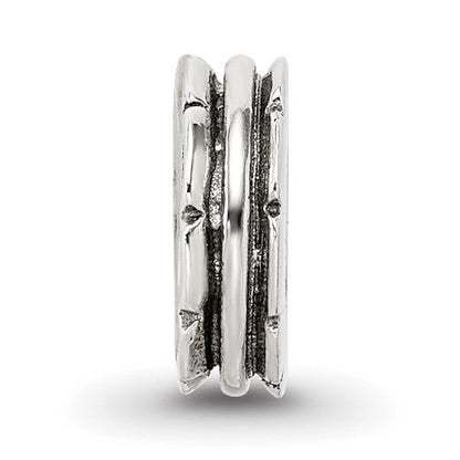 Sterlingsilber Reflections Gerillt Spacer Perle