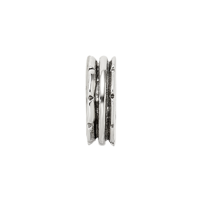 Sterlingsilber Reflections Gerillt Spacer Perle