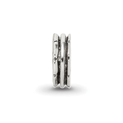 Sterlingsilber Reflections Gerillt Spacer Perle
