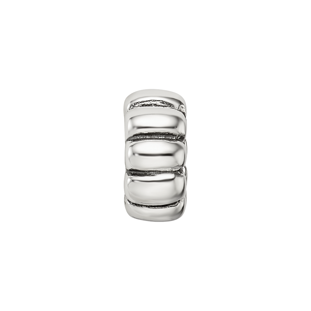 Sterlingsilber Reflections Gewellt Spacer Perle