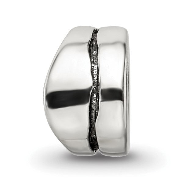 Sterlingsilber Reflections Gewellt Spacer Perle