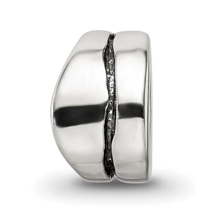 Sterlingsilber Reflections Gewellt Spacer Perle