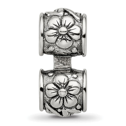 Sterlingsilber Reflections Blumen Connector Perle