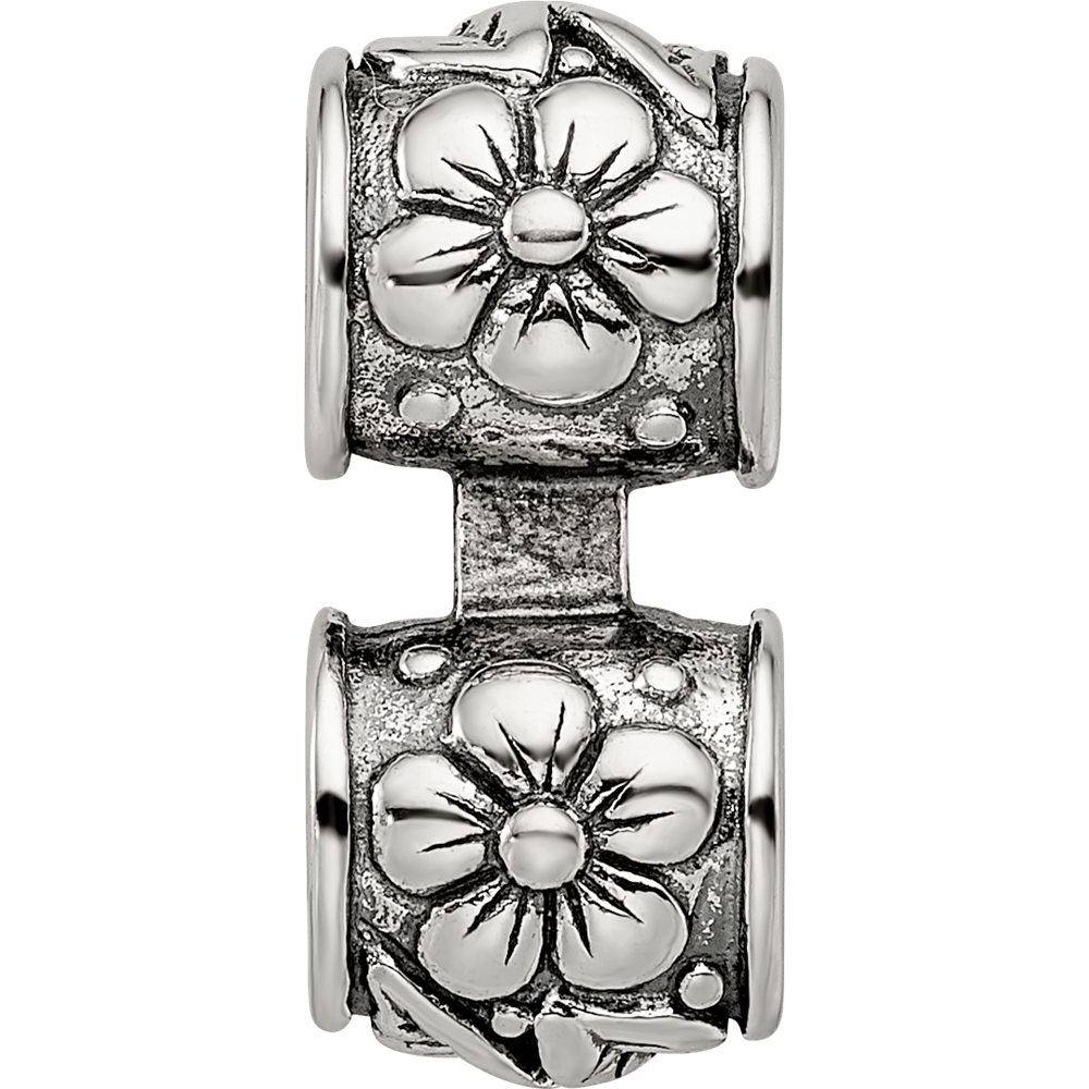 Sterlingsilber Reflections Blumen Connector Perle