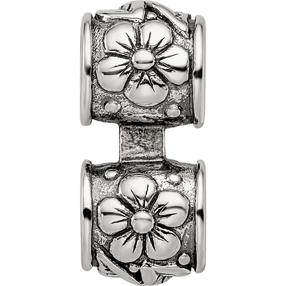 Sterlingsilber Reflections Blumen Connector Perle