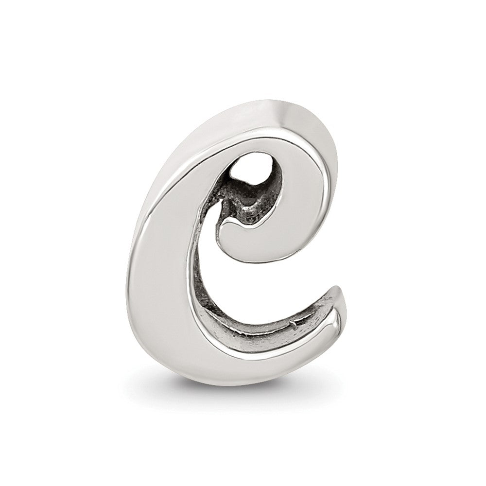 Sterlingsilber Reflections Buchstabe C Schreibschrift Perle