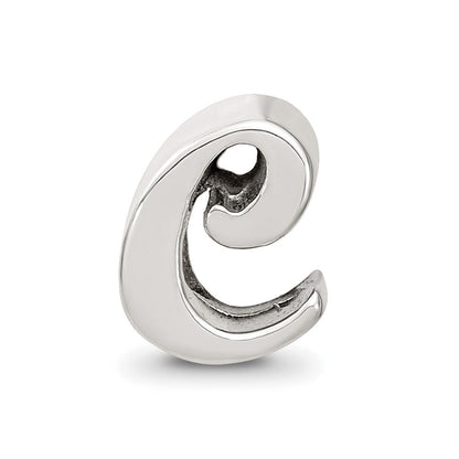 Sterlingsilber Reflections Buchstabe C Schreibschrift Perle
