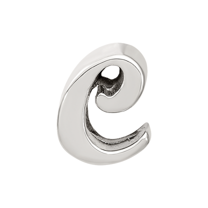 Sterlingsilber Reflections Buchstabe C Schreibschrift Perle