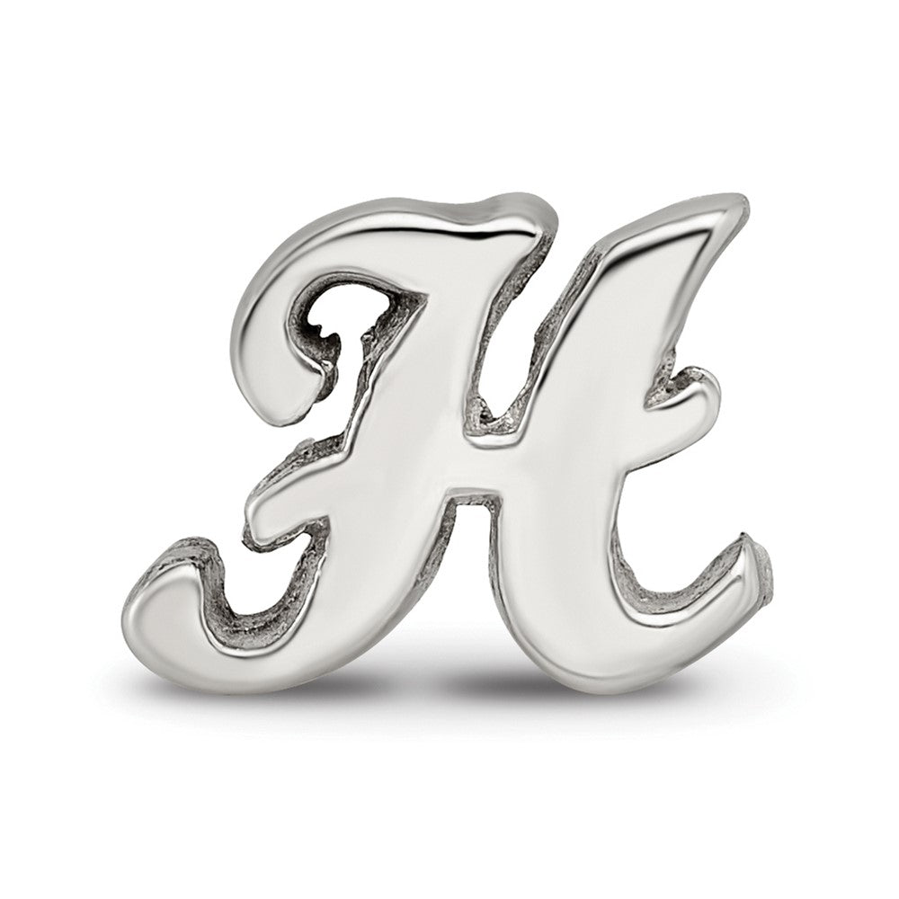 Sterlingsilber Reflections Buchstabe H Schreibschrift Perle
