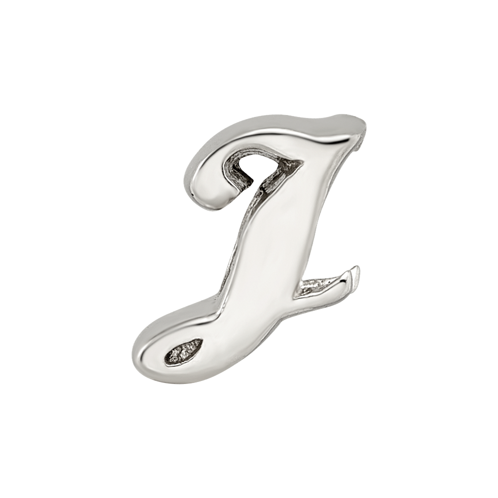 Sterlingsilber Reflections Buchstabe J Schreibschrift Perle