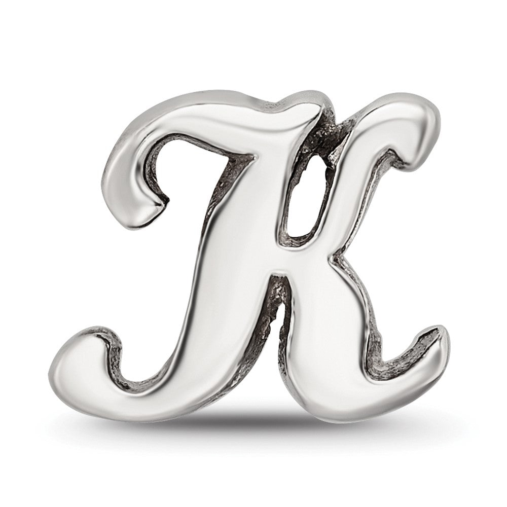 Sterlingsilber Reflections Buchstabe K Schreibschrift Perle