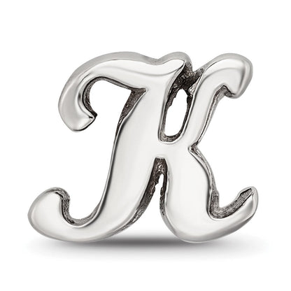 Sterlingsilber Reflections Buchstabe K Schreibschrift Perle