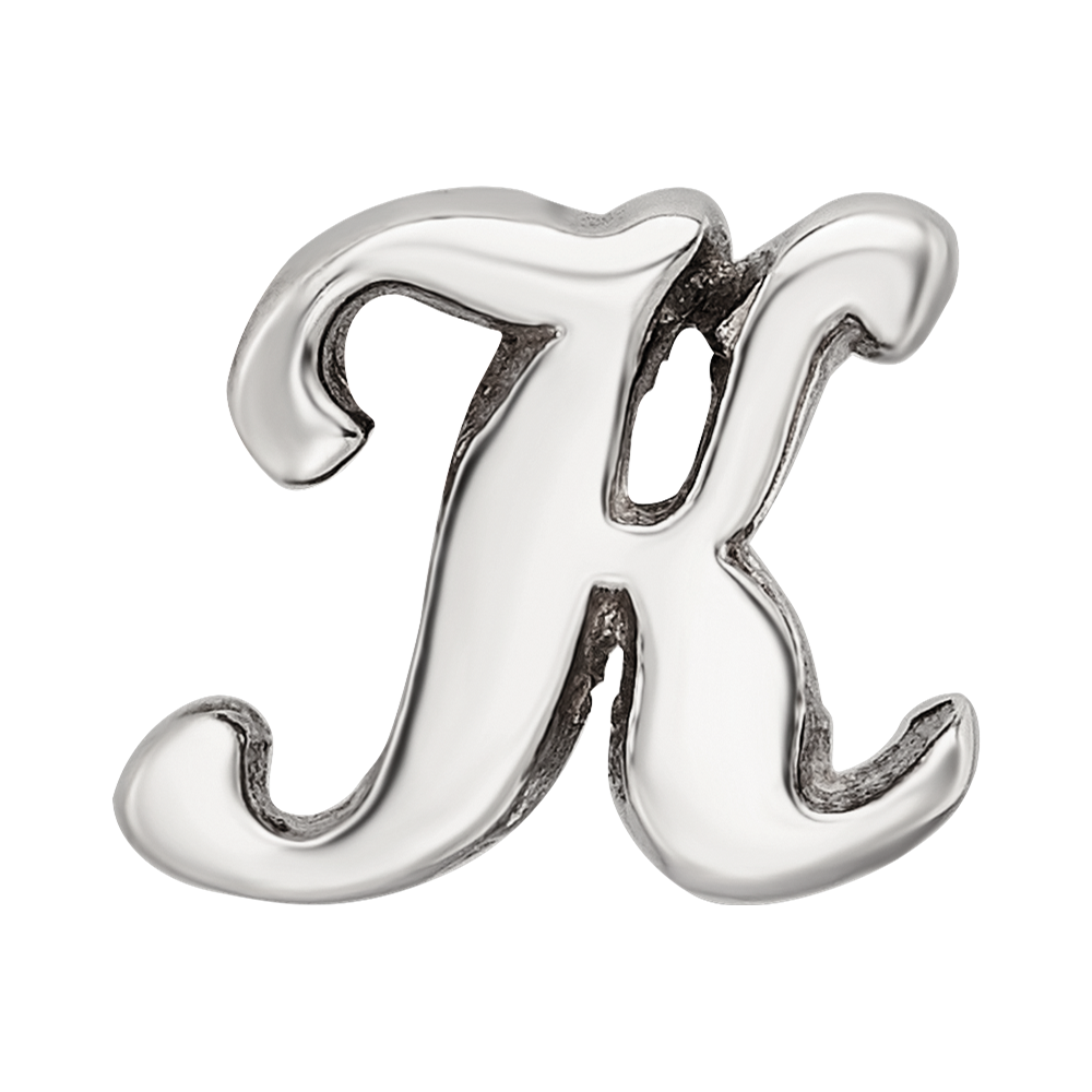 Sterlingsilber Reflections Buchstabe K Schreibschrift Perle