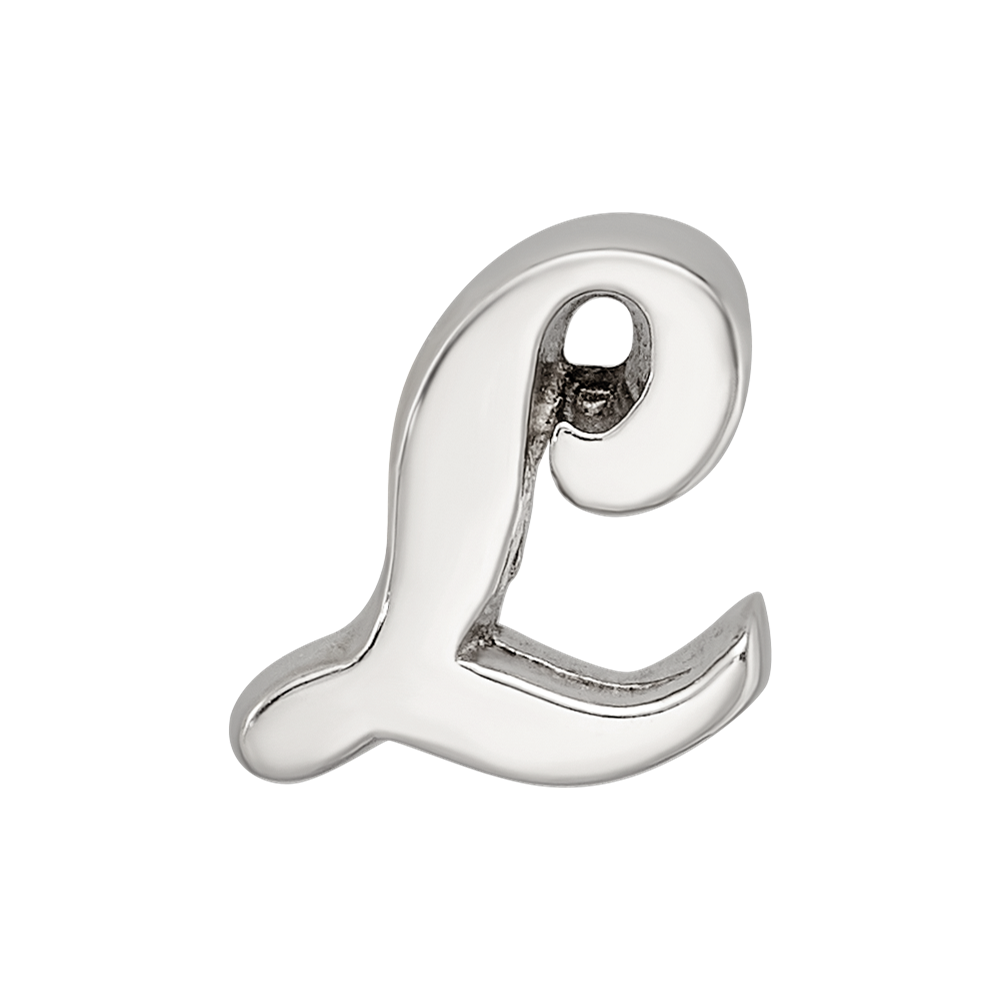 Sterlingsilber Reflections Buchstabe L Schreibschrift Perle