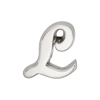 Sterlingsilber Reflections Buchstabe L Schreibschrift Perle