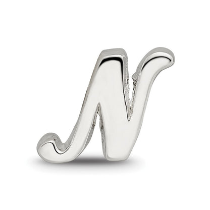 Sterlingsilber Reflections Buchstabe N Schreibschrift Perle