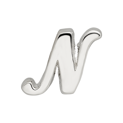 Sterlingsilber Reflections Buchstabe N Schreibschrift Perle