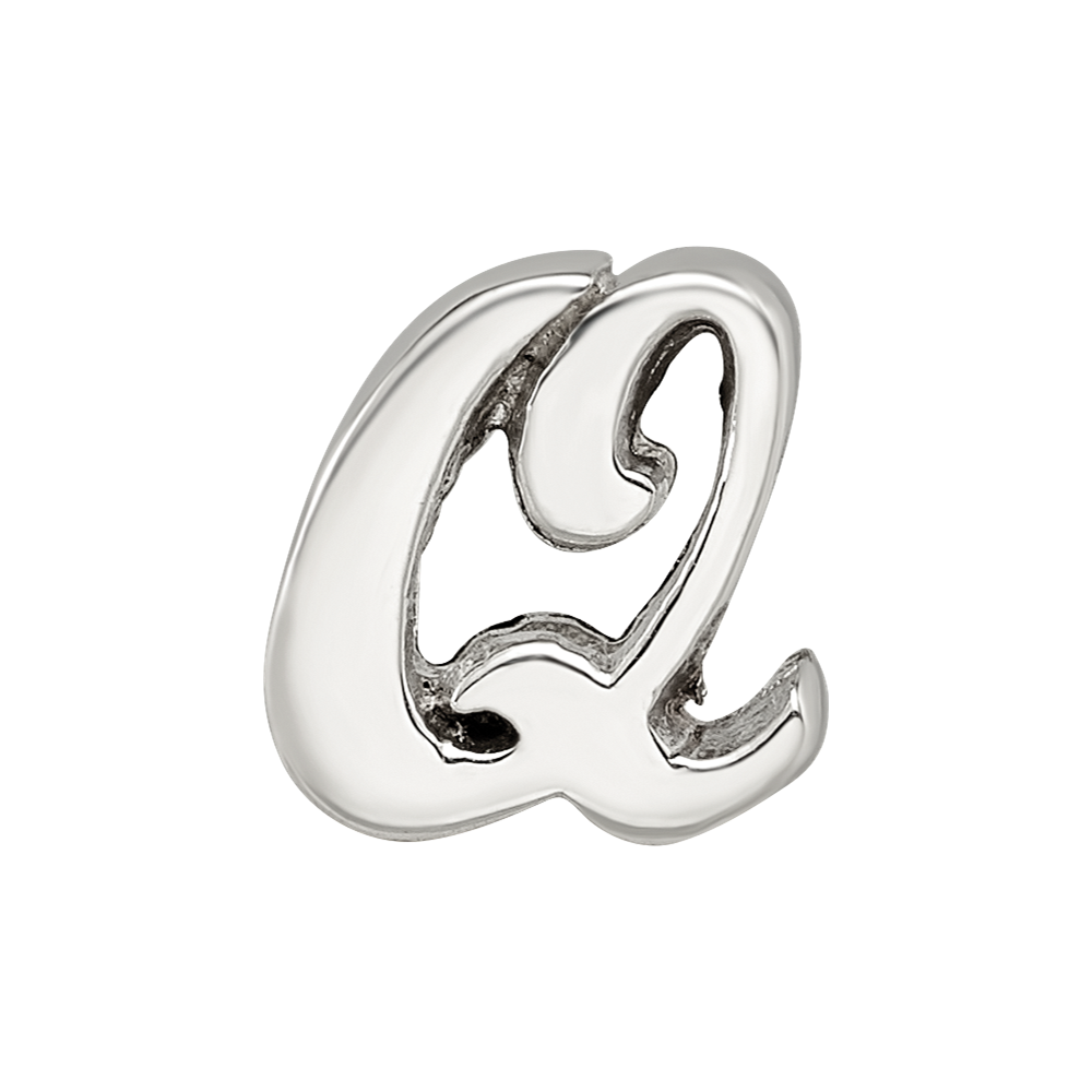 Sterlingsilber Reflections Buchstabe Q Schreibschrift Perle