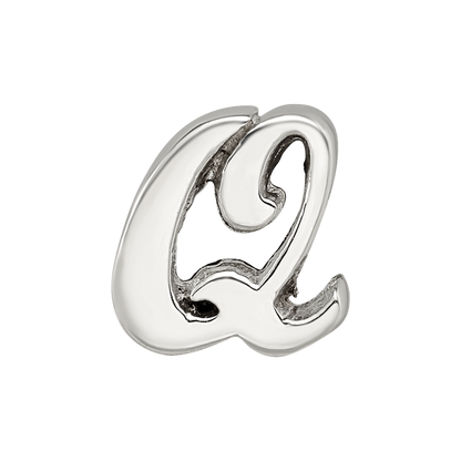 Sterlingsilber Reflections Buchstabe Q Schreibschrift Perle